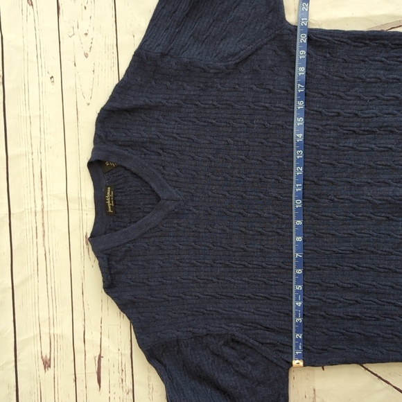 Joseph & Lyman sweater, 100% merino wool, v-neck, size XL, unisex - Picture 5 of 10